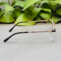 Cartier – 90455 – 54 – Golden Black –  Metal - Optics – Unisex