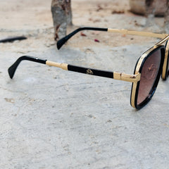 Maybach – 137 – 56 – Golden Brown – Metal – Sunglasses – Unisex