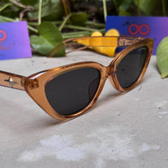 Gentle Monster – 9156 – Mustard Black – Acetate – Oval – Sunglasses - Ladies