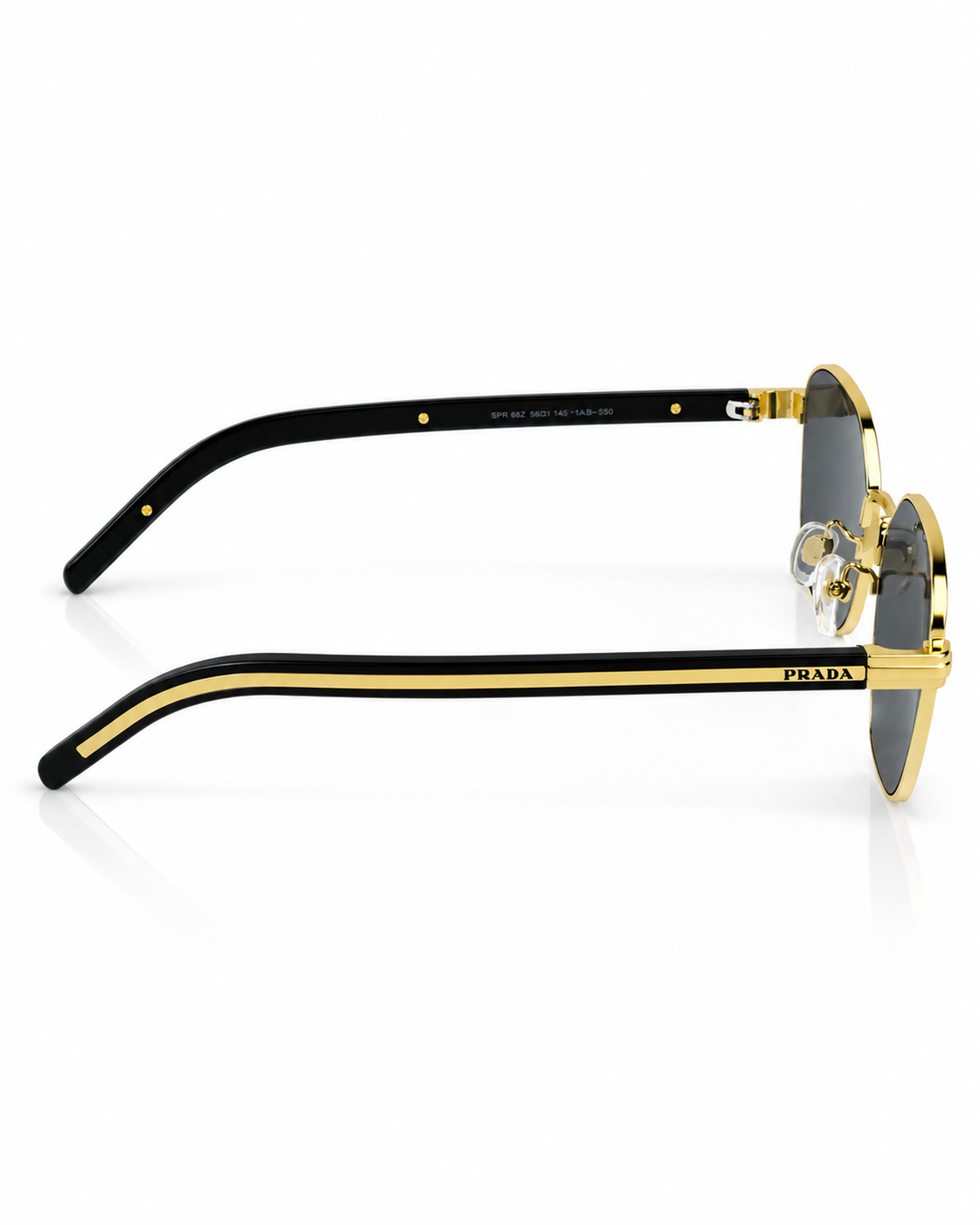 Prada – SPR C50 - 53 – Golden Black – Metal - Sunglasses – Unisex - Premium