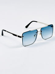 Versace – 22172 – 58 – Silver Blue – Metal – Sunglasses – Unisex