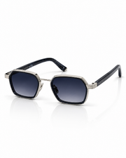 Gucci - 2074 - 51 - Silver Gradient - Metal - Rectangle - Sunglasses - Premium