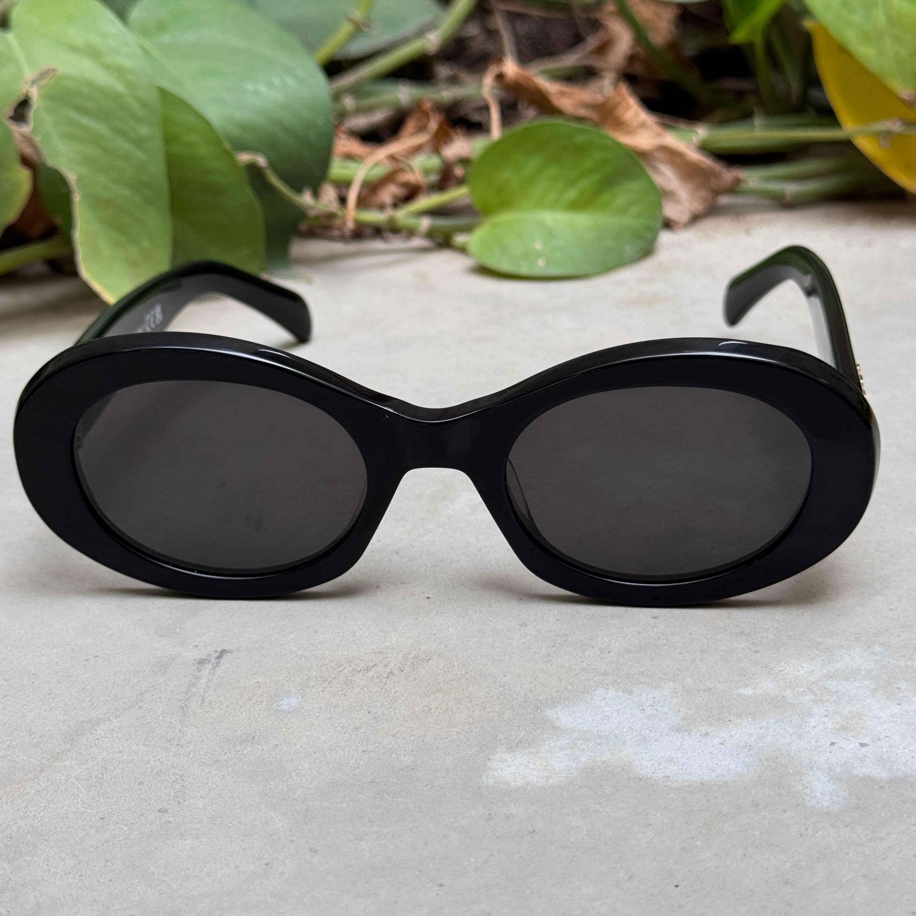 Celine – 40194 - 52 – Black – Acetate - Sunglasses – Ladies - Premium