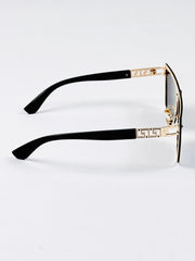 Versace – 22372 – 58 – Golden Black Gradient – Metal – Sunglasses – Unisex