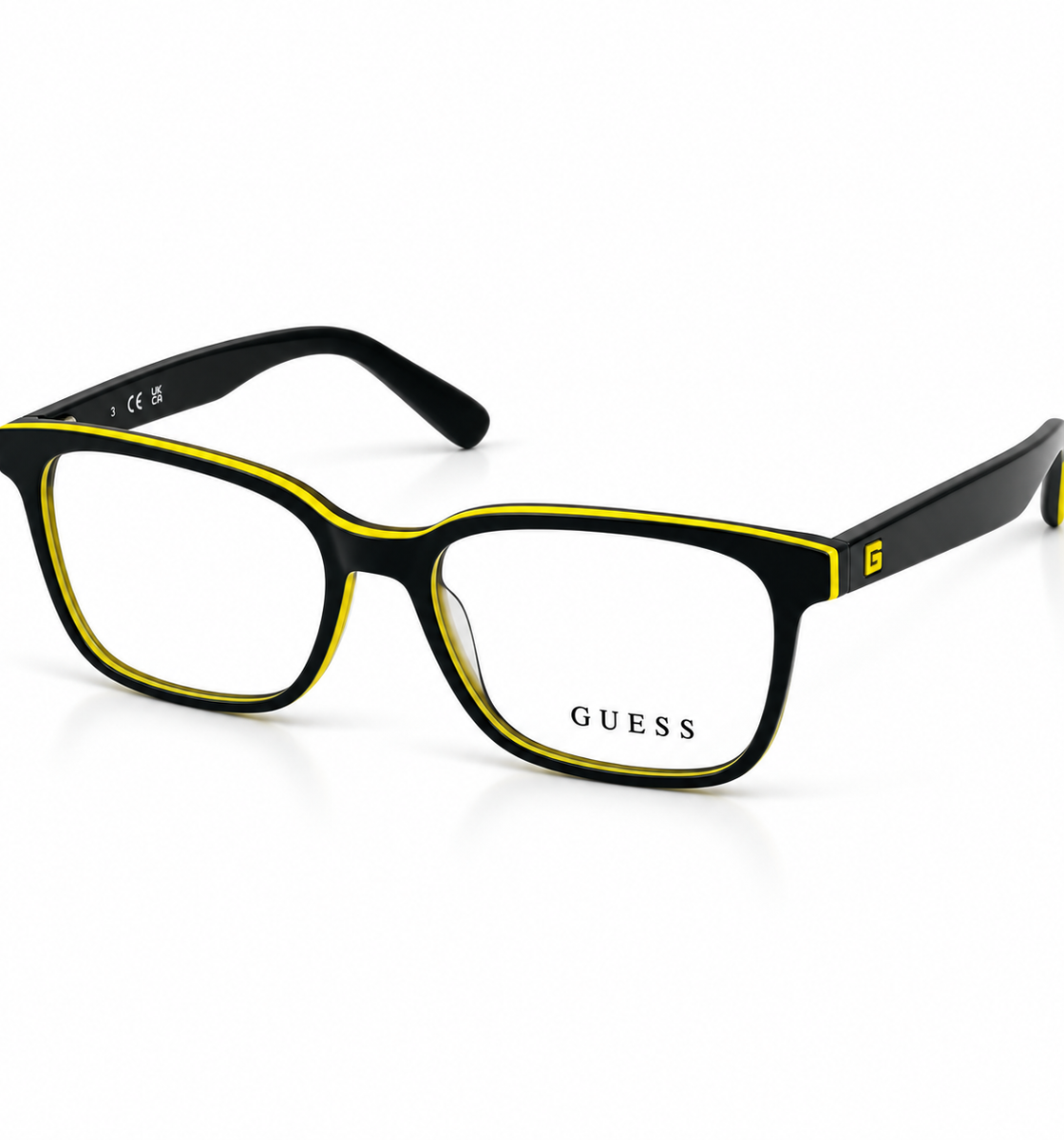Guess – 50034 - 58 – Grey Yellow - Acetate - Optics – Unisex - Premium