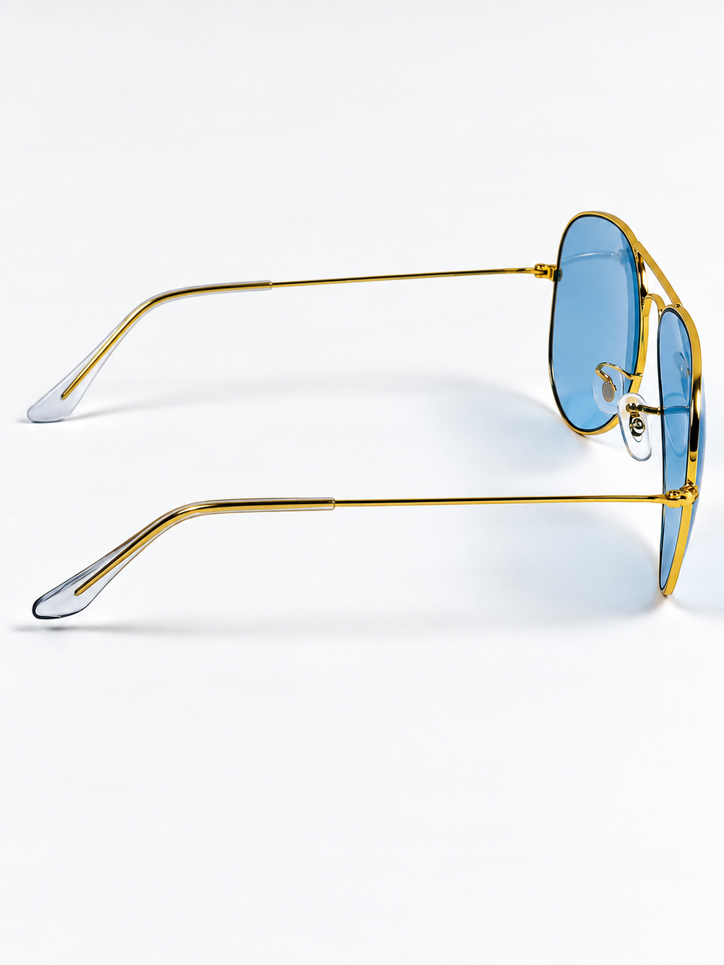 Rayban – 3026 – 62 – Golden Blue – Metal – Sunglasses – Unisex - Premium