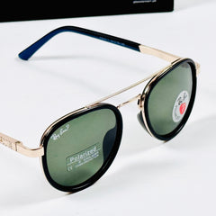 Rayban – 4917 – 54 – Golden Green – Metal – Sunglasses – Unisex