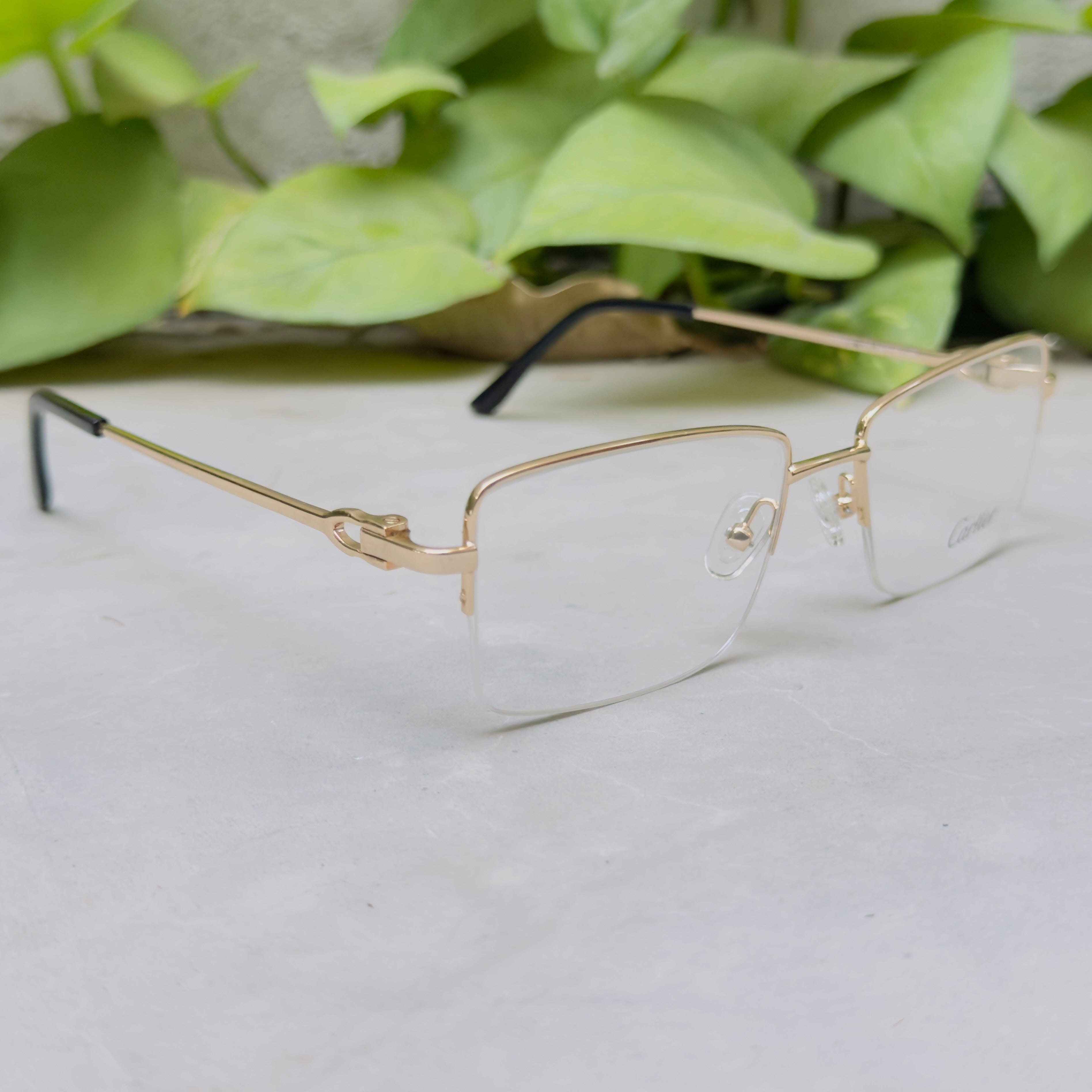 Cartier - 0471 – 54 – Golden - Metal - Optics – Unisex - Premium