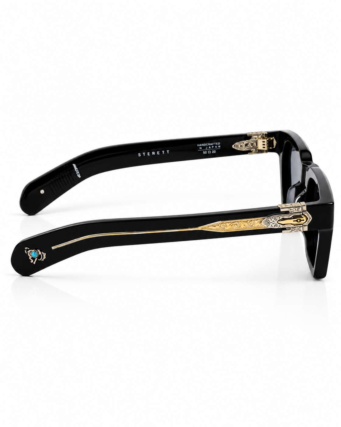 Jacques Marie Mage – STERETT – 52 – Black – Acetate – Sunglasses – Unisex - Premium