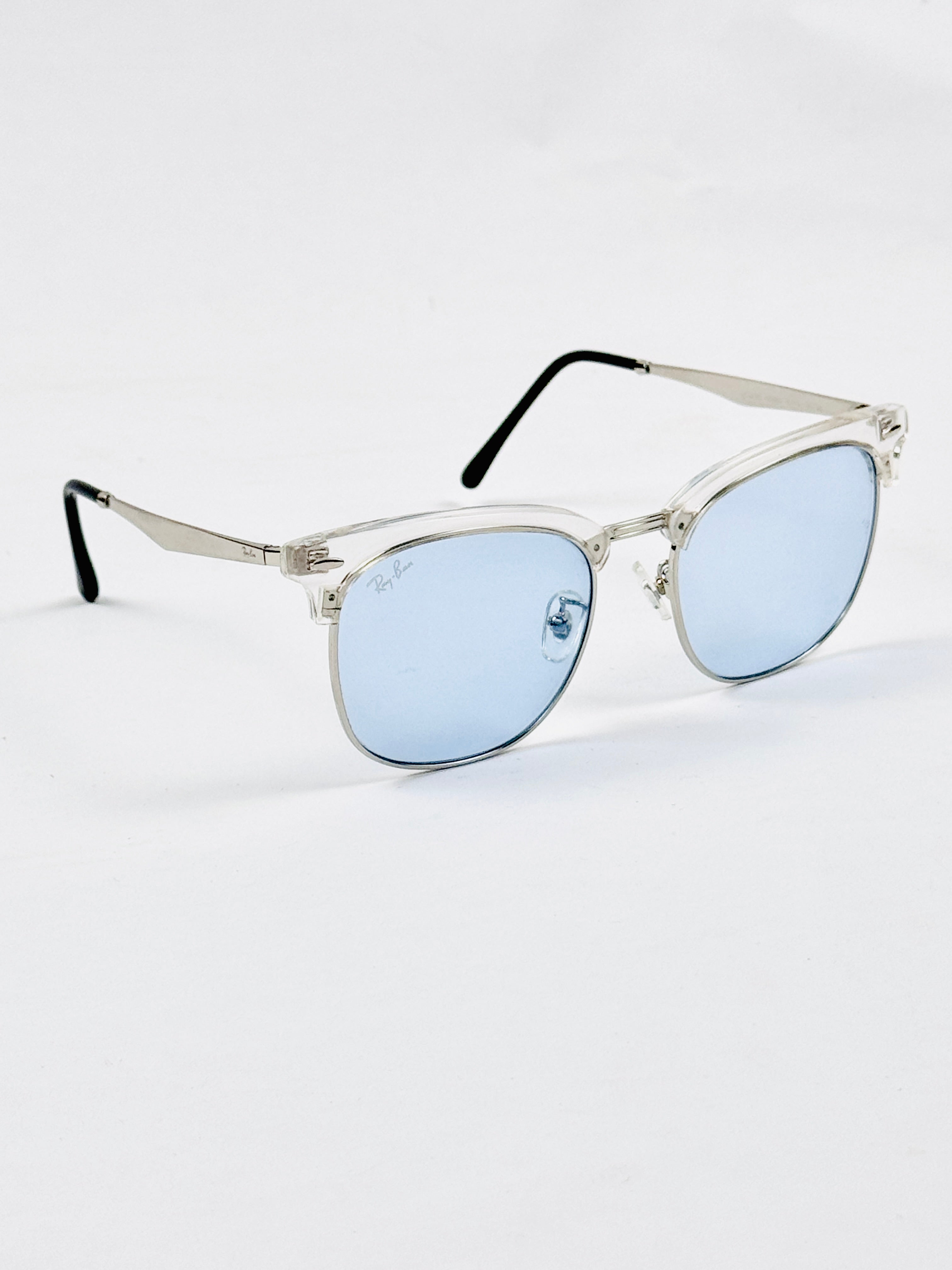 RayBan – 4418 – 56 – Silver Blue –  Metal - Sunglasses – Unisex - Premium