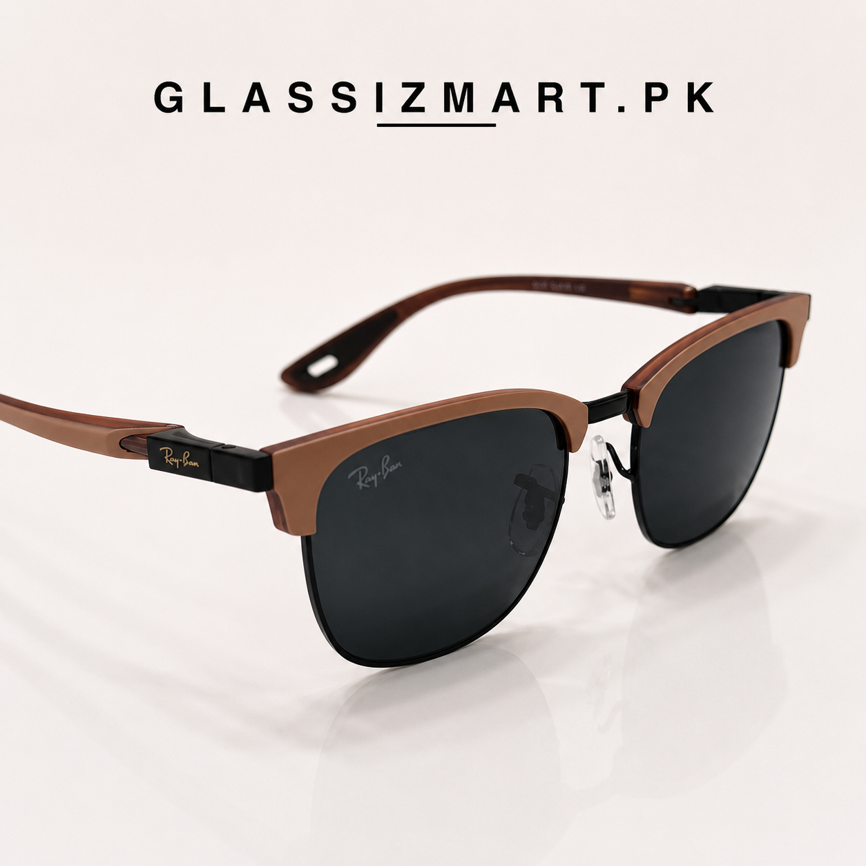 Rayban – 8396 - 53 – Brown Black – Acetate - Metal – Sunglasses