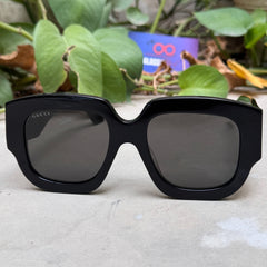 Gucci – 1546 - 50 - Black – Acetate - Sunglasses – Ladies - Premium