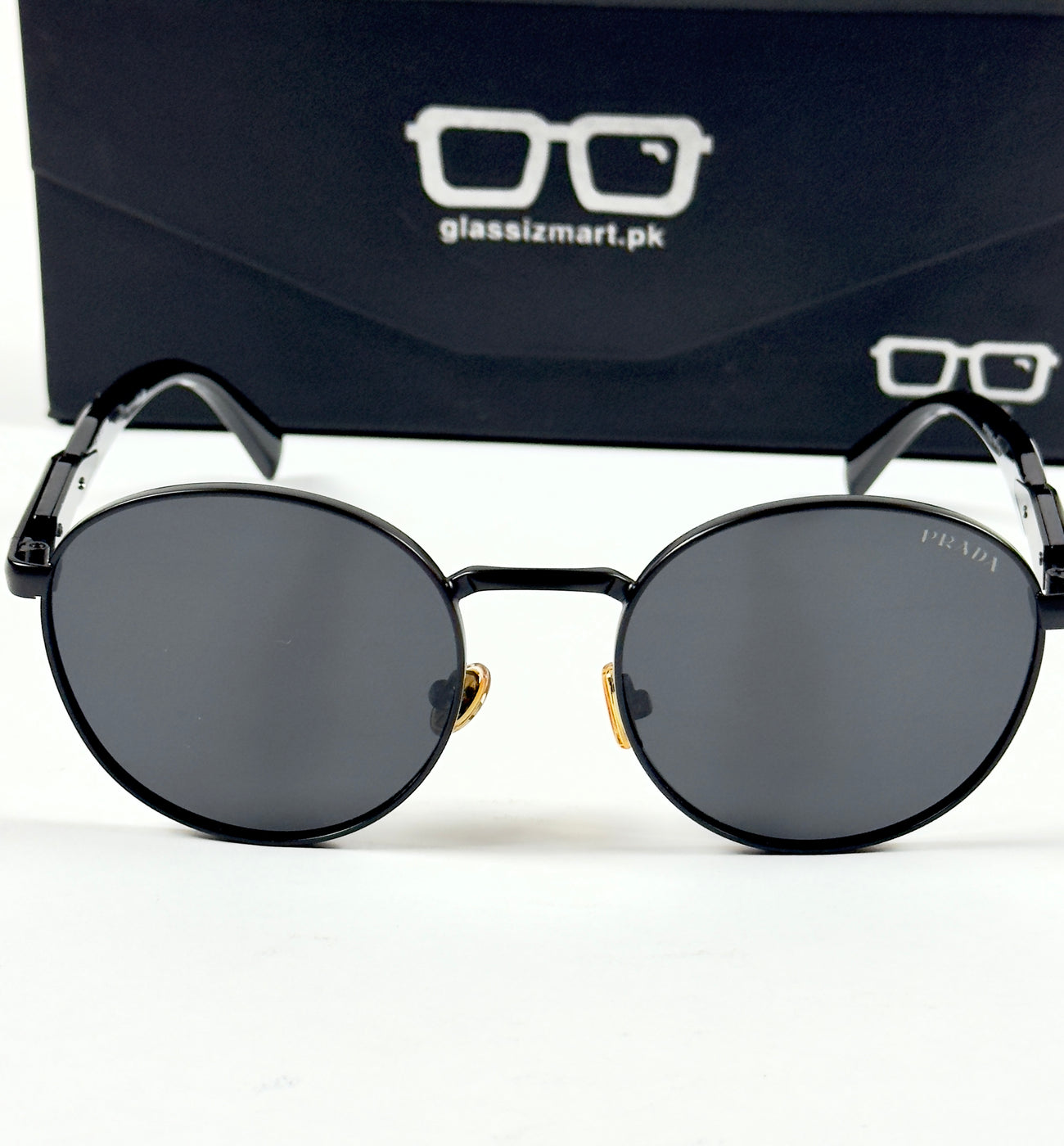 Prada – 56ZS – 54 – Black – Metal – Sunglasses – Unisex