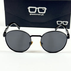 Prada – 56ZS – 54 – Black – Metal – Sunglasses – Unisex