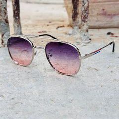 Gucci – 5577 – 56 – Silver Pink – Metal – Sunglasses – Unisex