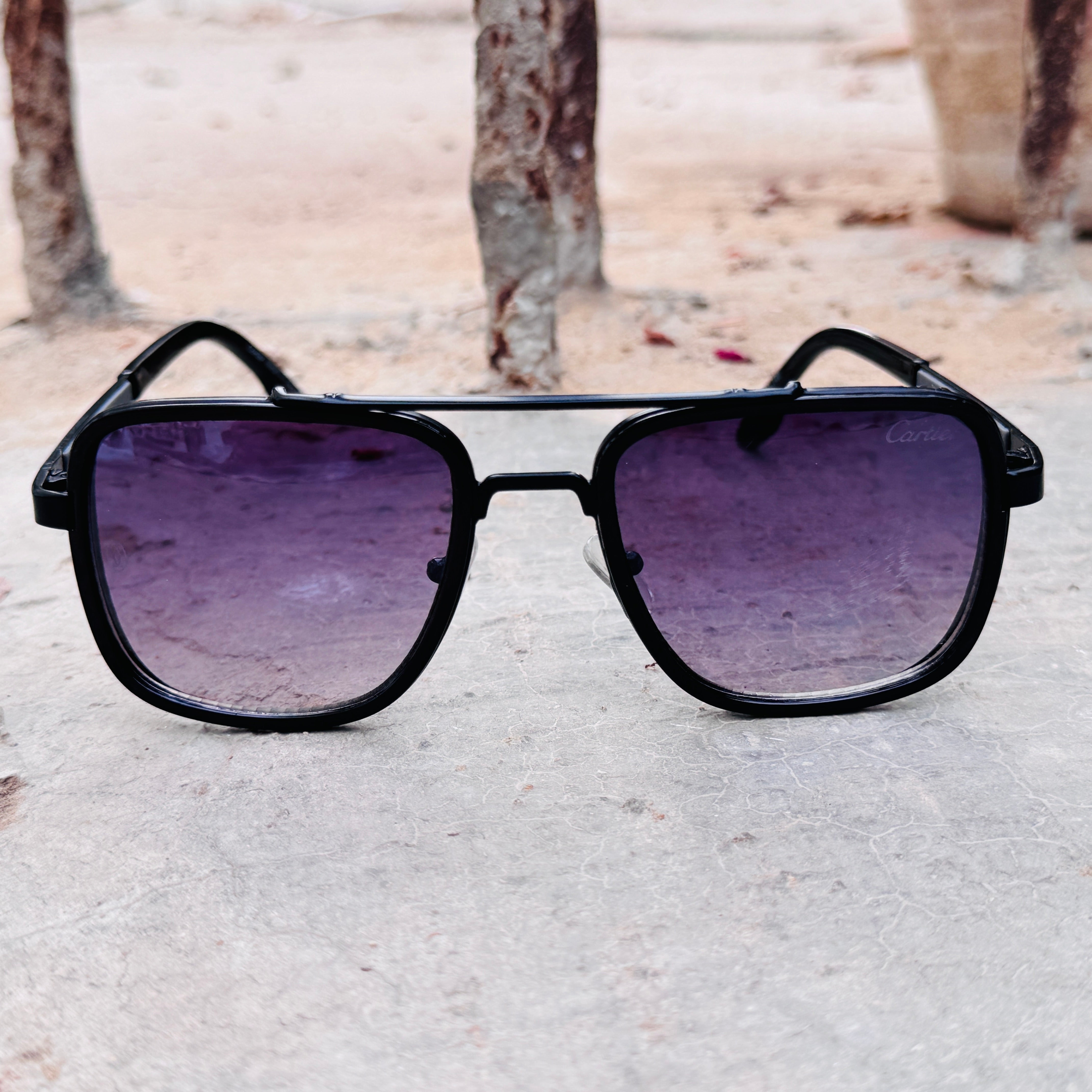 Cartier – 295 - 58 – Black Gradient – Metal – Sunglasses