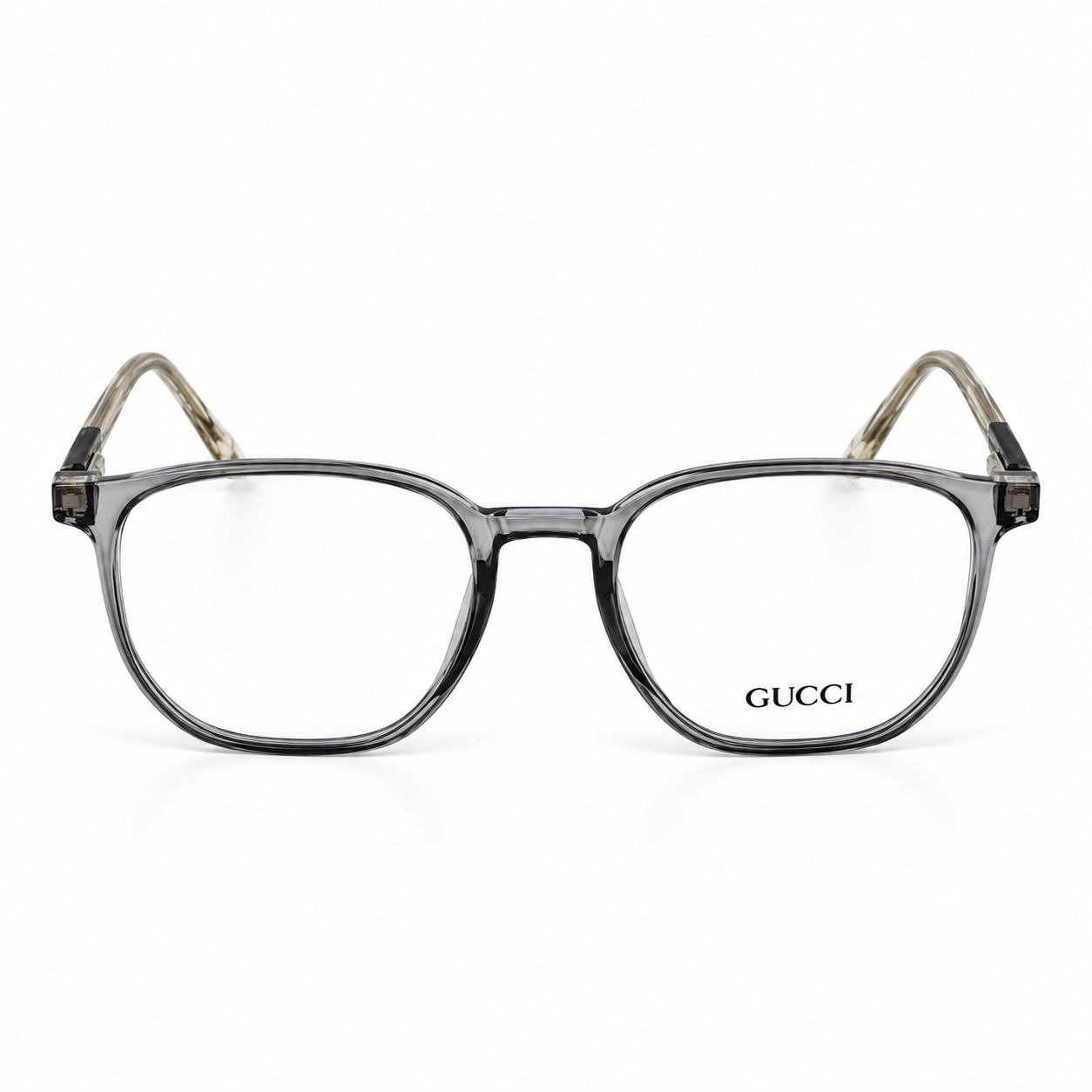 Gucci – 521006 - 50 – Transparent Grey - Acetate - Optics – Unisex -