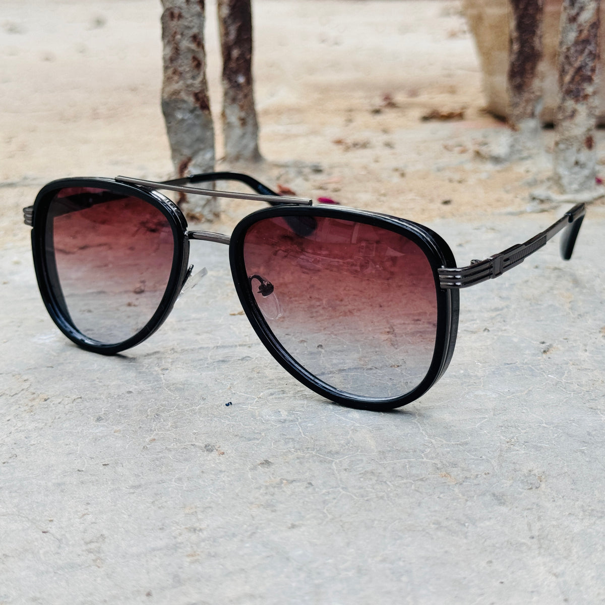 Gucci – 5830 – 56 – Grey Multi – Metal – Sunglasses – Unisex