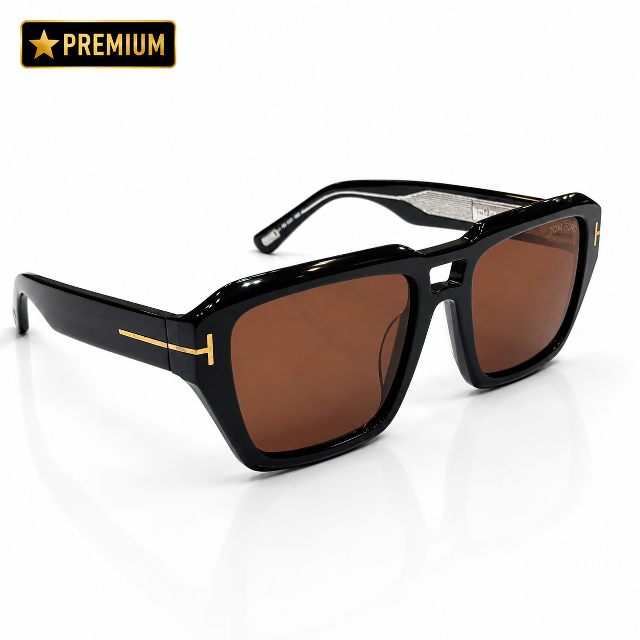 Tom Ford – 1202 - 54 - Black Brown – Acetate - Sunglasses – Unisex - Premium