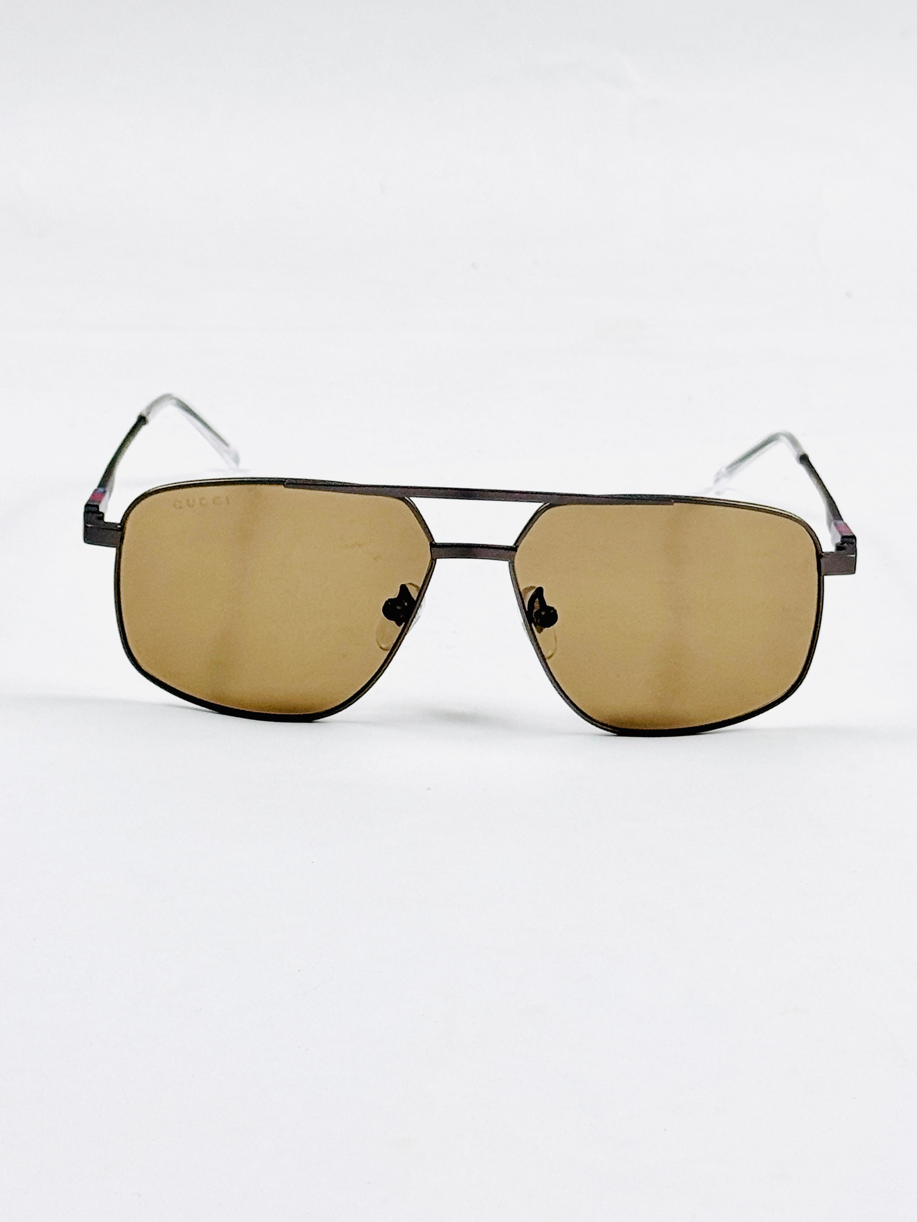 Gucci – 1676 - 58 – Brown - Metal - Sunglasses – Unisex - Premium