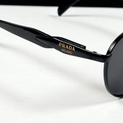 Prada – 56ZS – 54 – Black – Metal – Sunglasses – Unisex