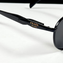 Prada – 56ZS – 54 – Black – Metal – Sunglasses – Unisex
