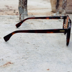Fendi – 8035 - 55 – Brown - Acetate - Sunglasses – Unisex - Premium