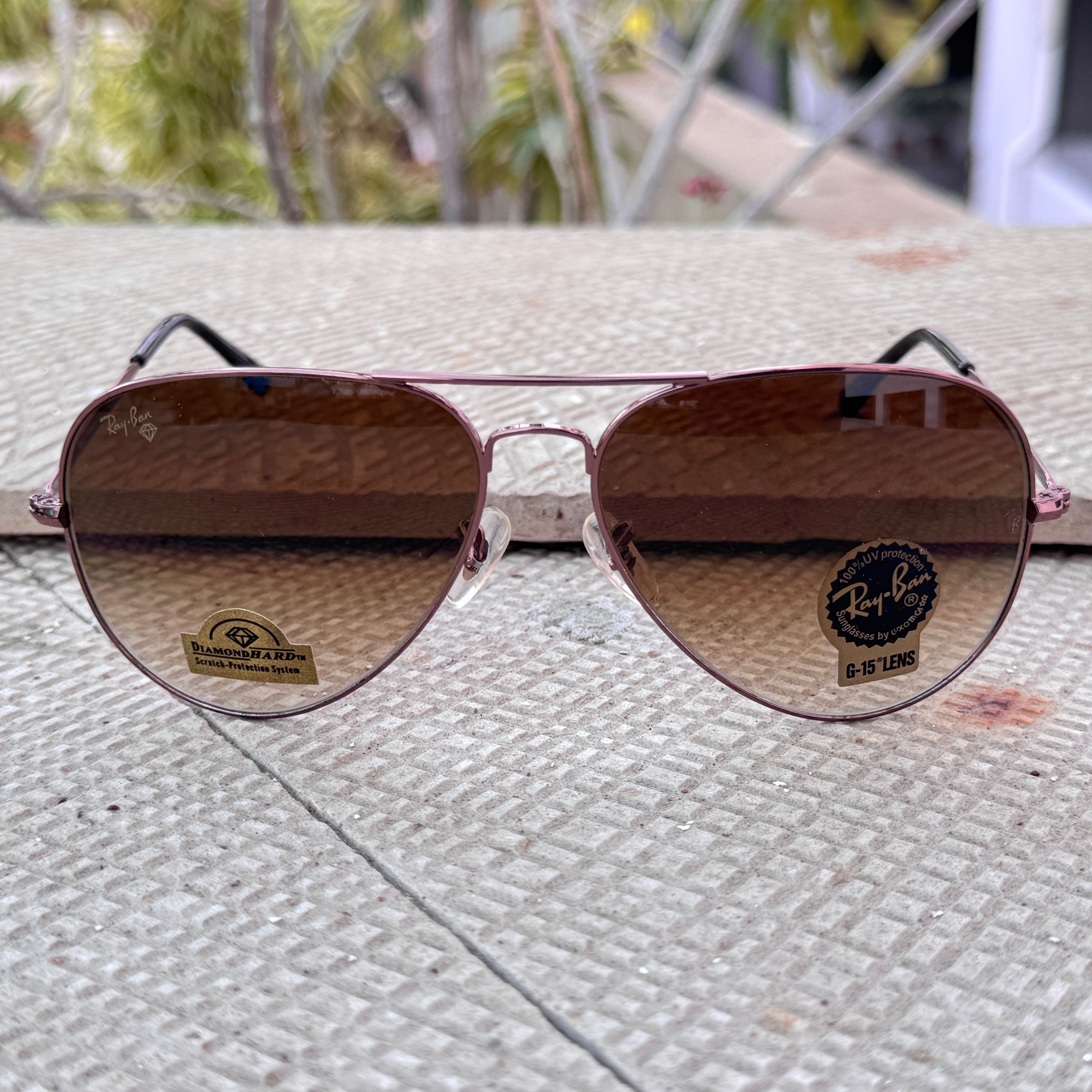 Rayban – 3035 – 62 – Brown – Metal – Sunglasses – Unisex - Premium