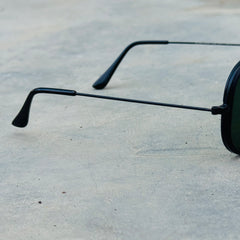 Rayban – 3428 – 58 – Black Green – Metal – Sunglasses – Unisex