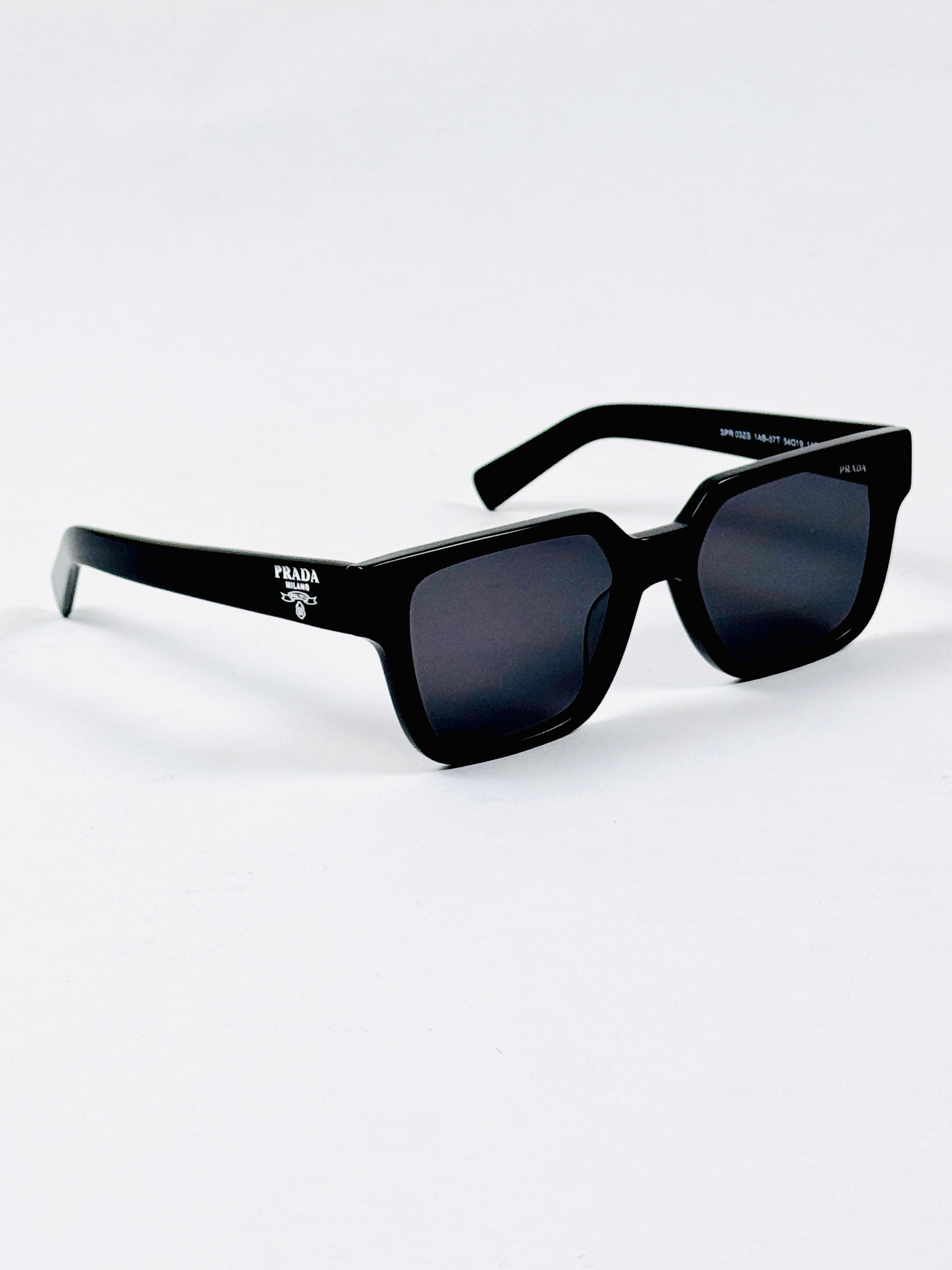Prada – 03Zs – 54 – Black –  Acetate - Sunglasses – Unisex - Premium