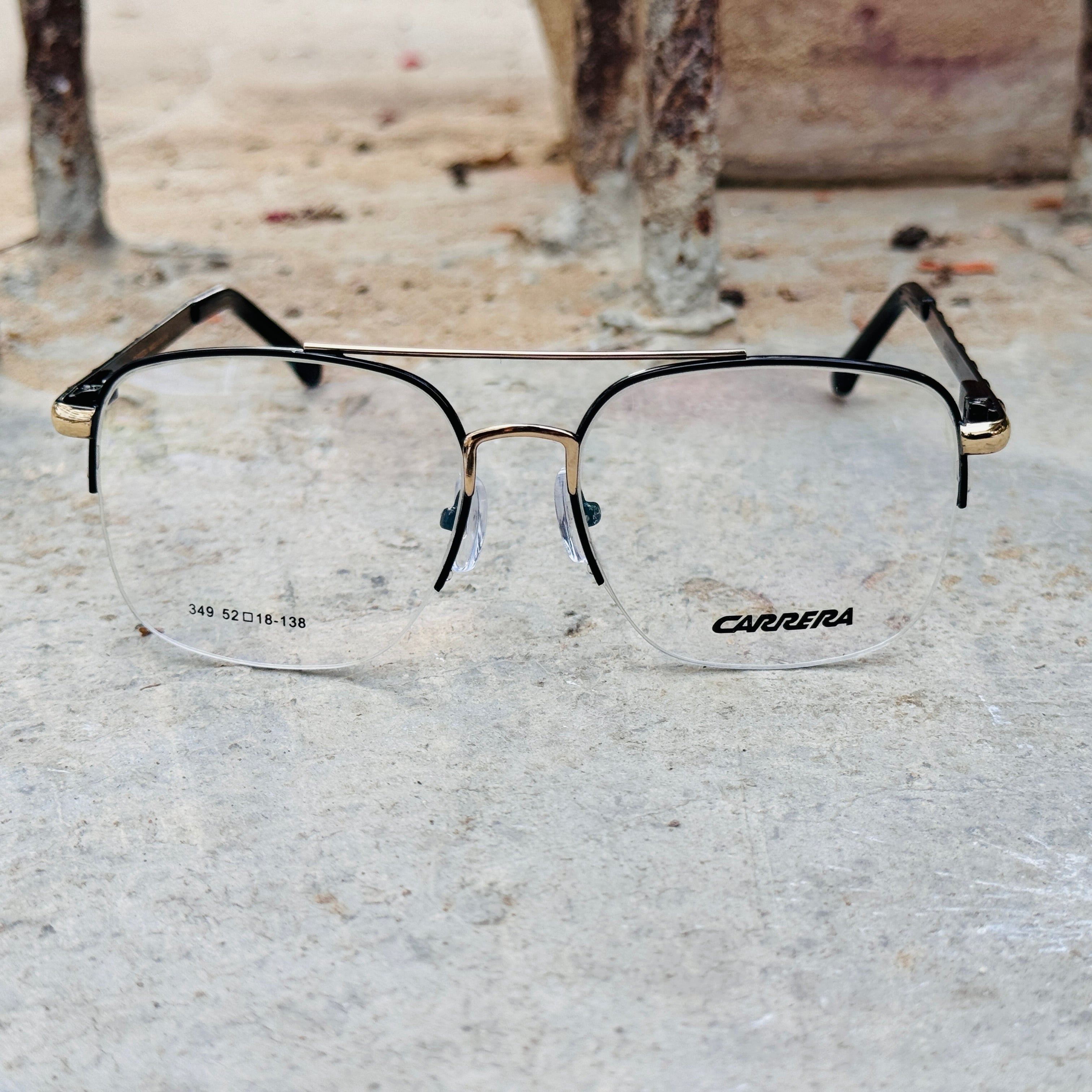 Carrera – 349 – 52 – Golden Black –  Metal - Optics – Unisex