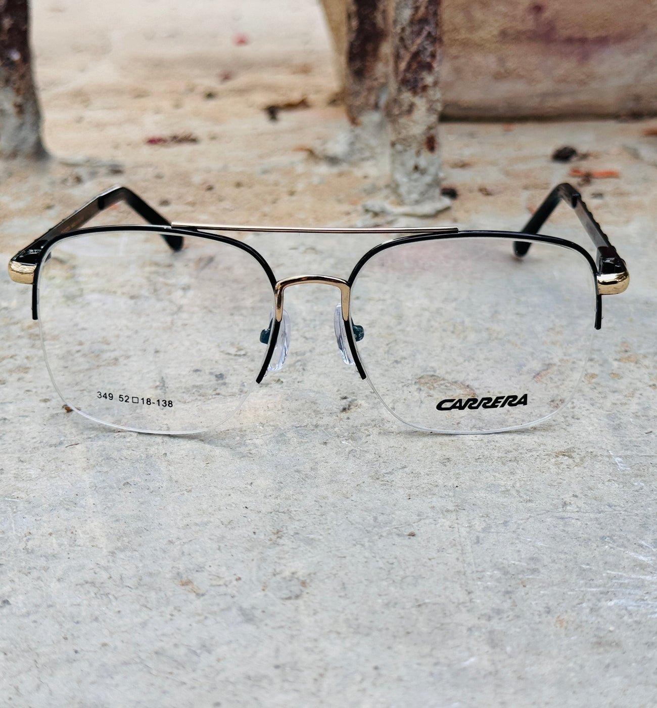 Carrera – 349 – 52 – Golden Black –  Metal - Optics – Unisex