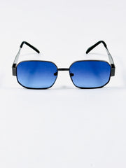 Celine – Triomphe - 55 – Black Blue – Metal – Sunglasses - Unisex
