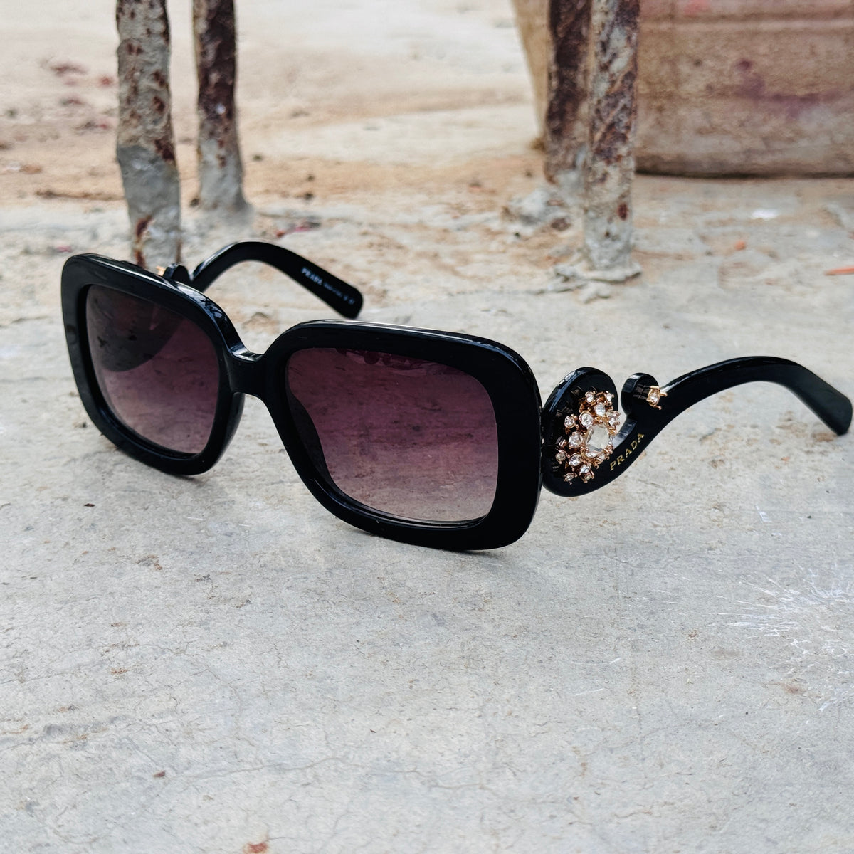 Prada – 33PA - 55 – Black Gradient - Acetate - Sunglasses – Ladies - Premium