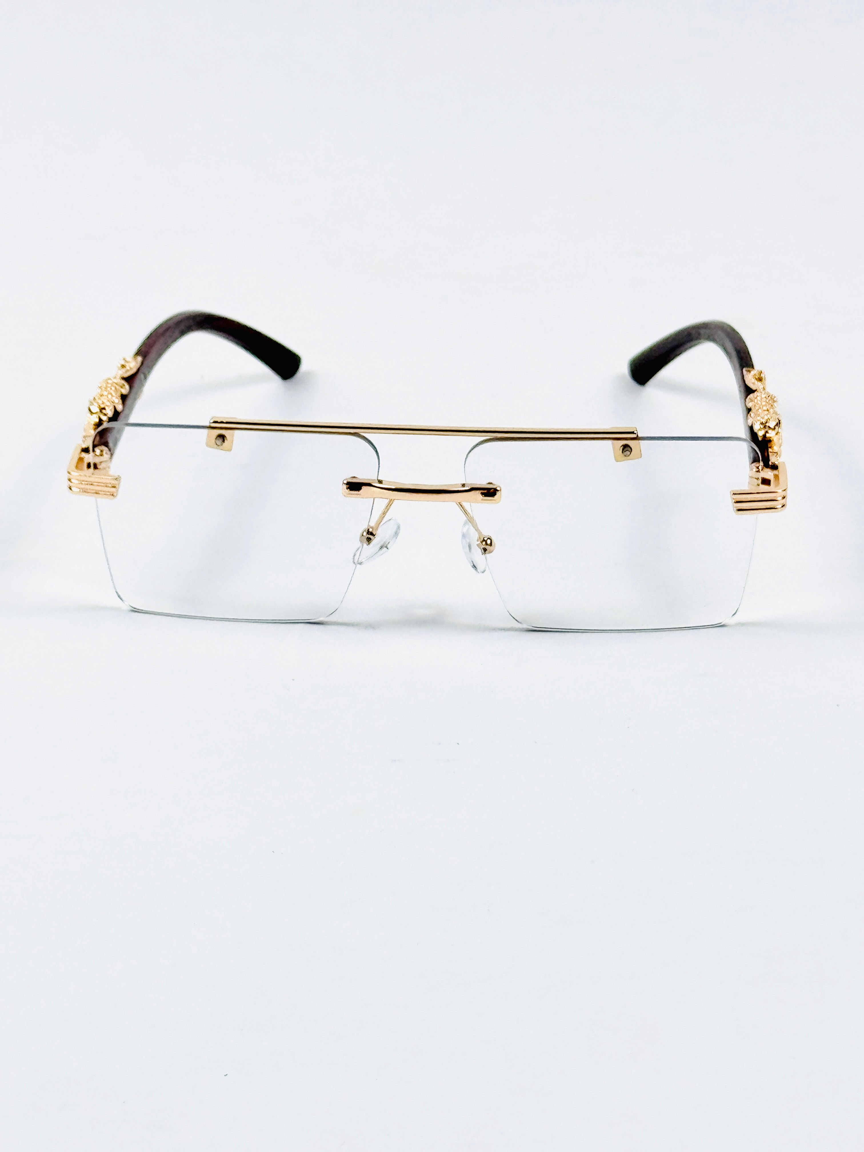 Rimless – 2343 – 53 – Golden –  Metal - Optics – Unisex (Transition)