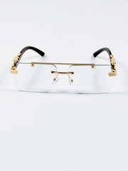 Rimless – 2343 – 53 – Golden –  Metal - Optics – Unisex (Transition)