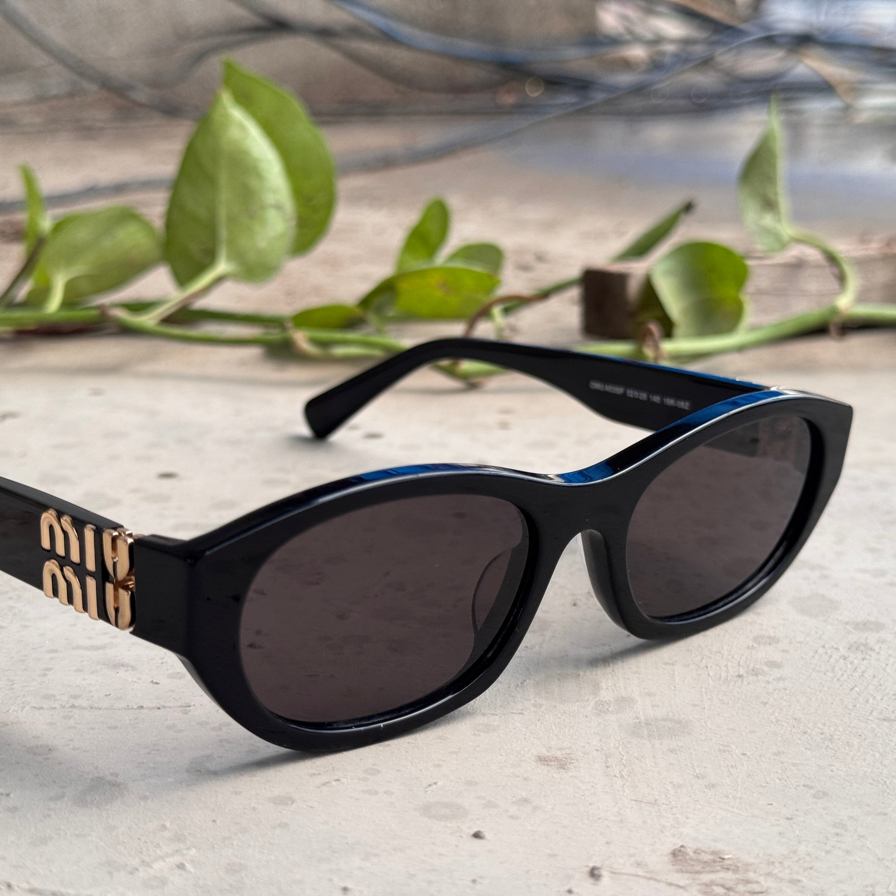Miu Miu – A03 - 52 – Black – Acetate - Sunglasses – Ladies