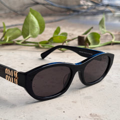 Miu Miu – A03 - 52 – Black – Acetate - Sunglasses – Ladies
