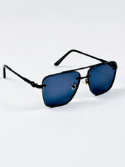Cartier – 22391 – 58 – Black – Metal – Sunglasses – Unisex