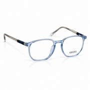 Gucci – 521006 - 50 – Transparent Blue - Acetate - Optics – Unisex -