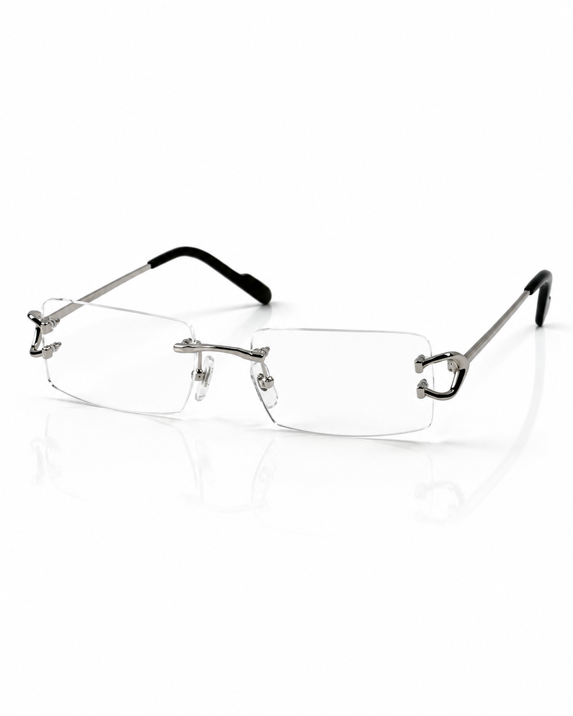 Cartier – 0488 – 56 – Silver - Metal - Optics – Unisex - Premium
