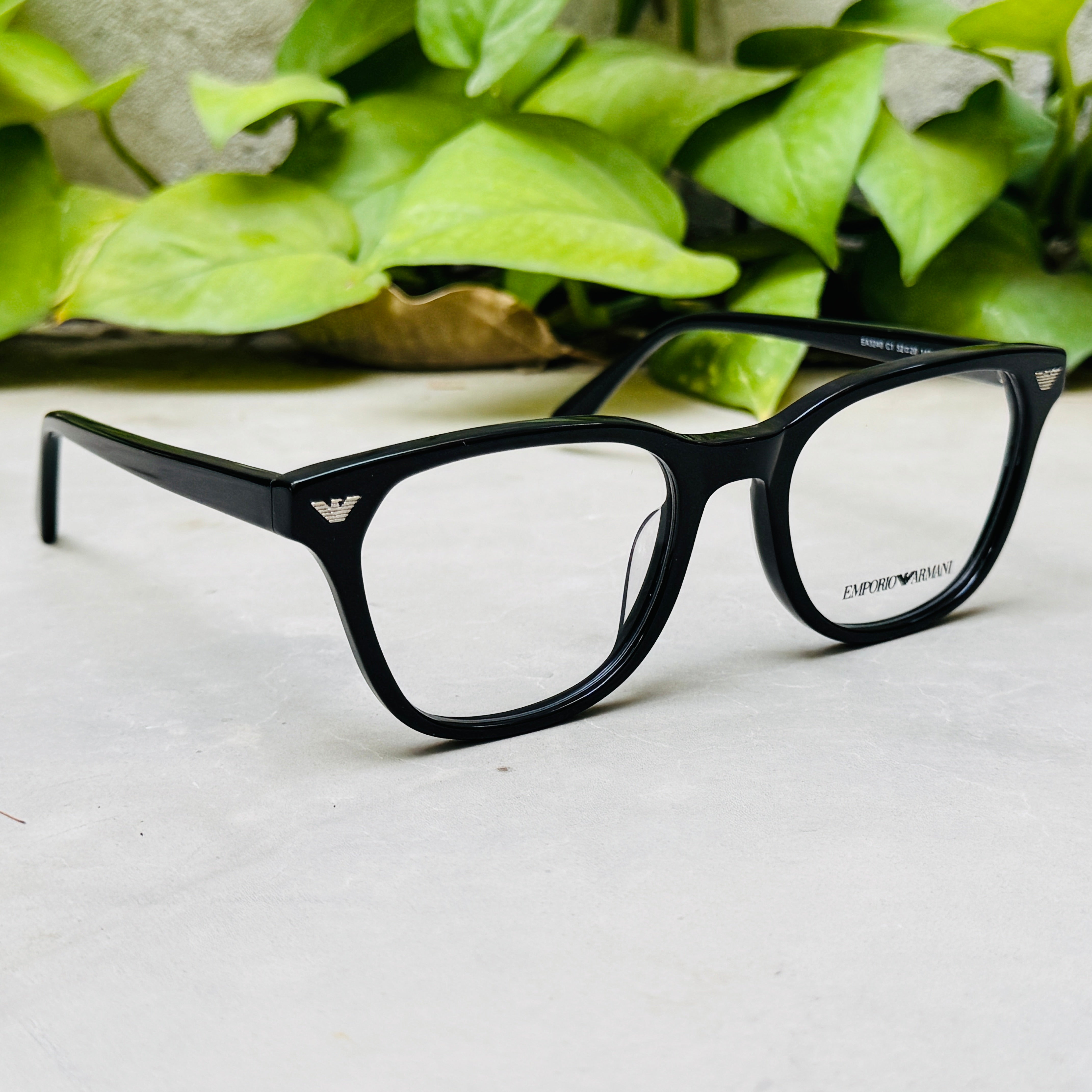 Emporio Armani – 3240 – 52 – Black –  Acetate - Optics – Unisex - Premium