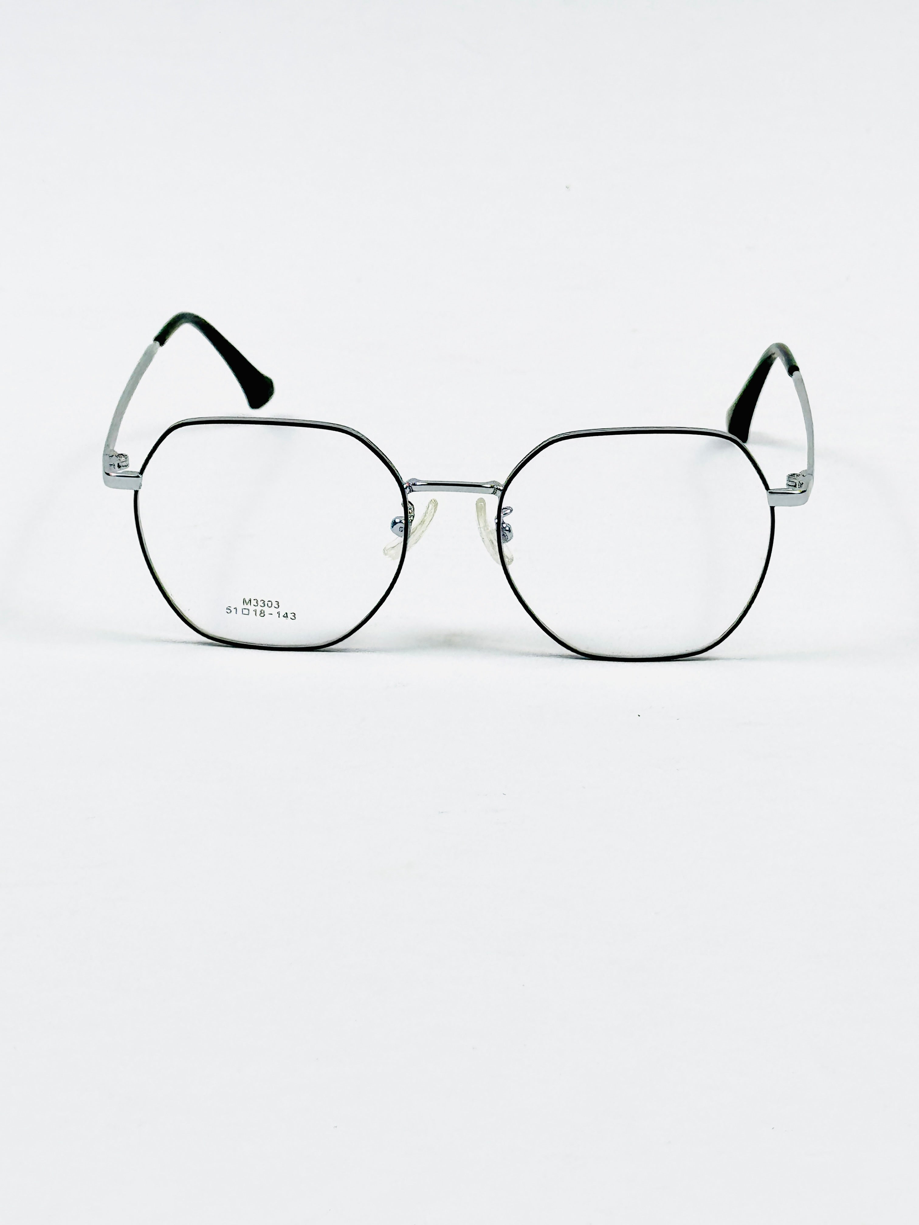 Dior – 3303 – 51 - Silver Black – Metal – Optics – Unisex