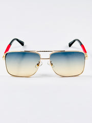 Prada – PR131 - 60 – Golden Multi – Metal – Sunglasses