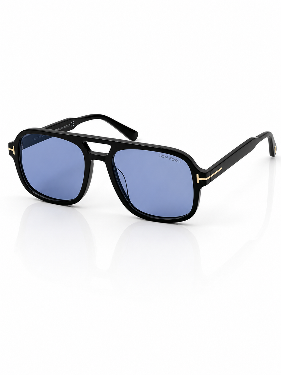 Tom Ford – 0884 - 60 – Black Blue –  Acetate - Sunglasses – Unisex - Premium