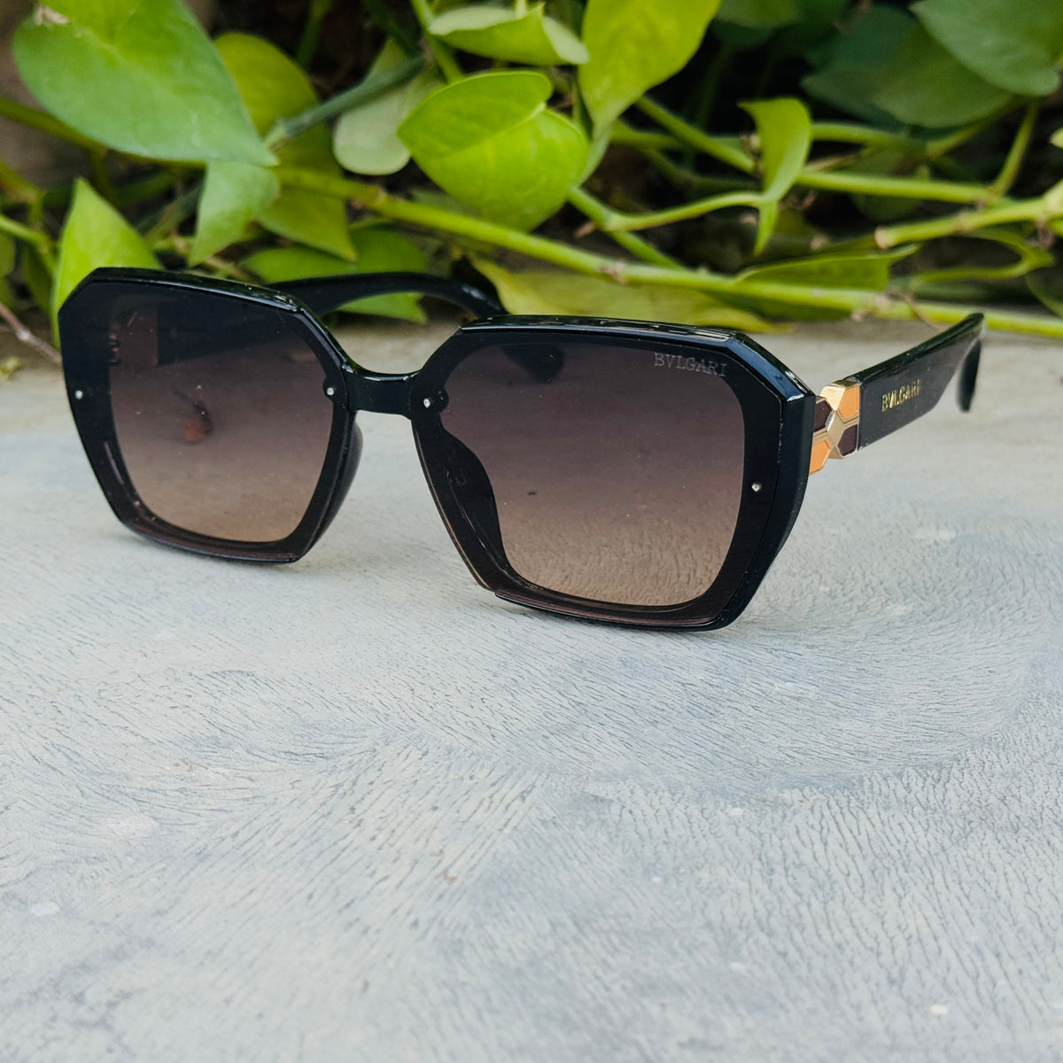 Bvlgari – 22306 - 63 – Black Multi – Acetate - Sunglasses – Ladies