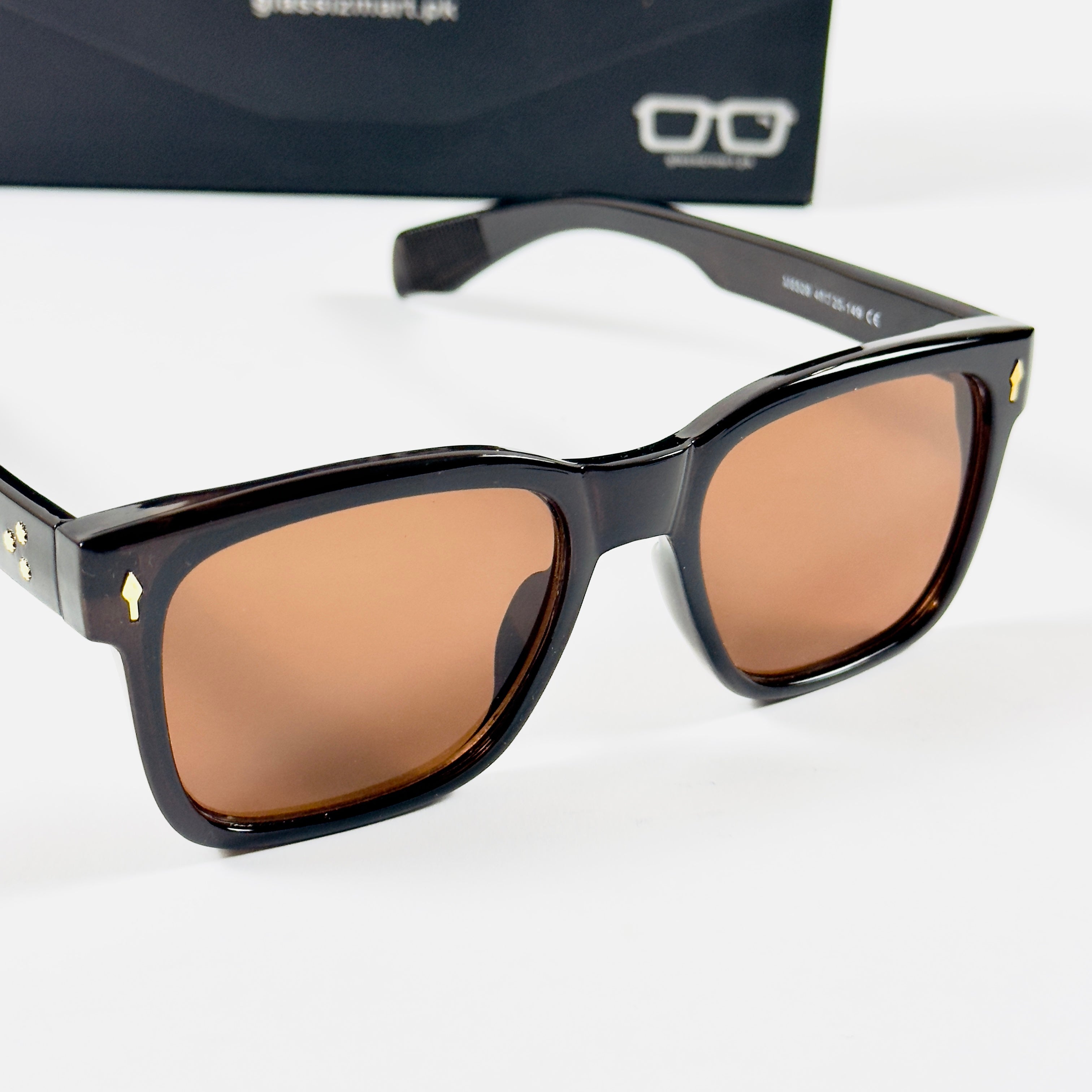 Moscot – 6509 – 48 - Black Brown – Acetate  – Sunglasses - Unisex