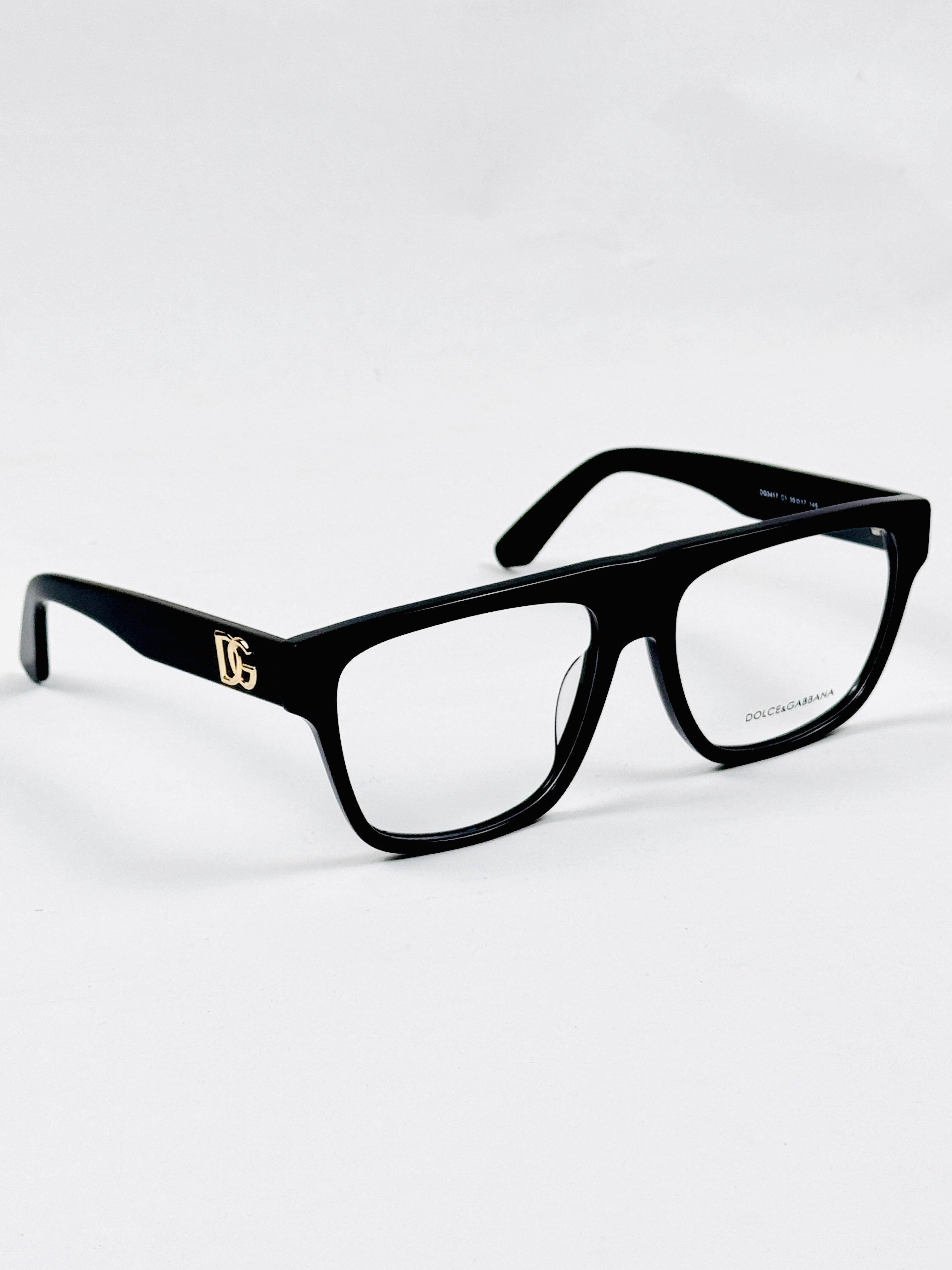 Dolce & Gabbana - 3417 – 55 – Black –  Acetate - Optics – Unisex - Premium