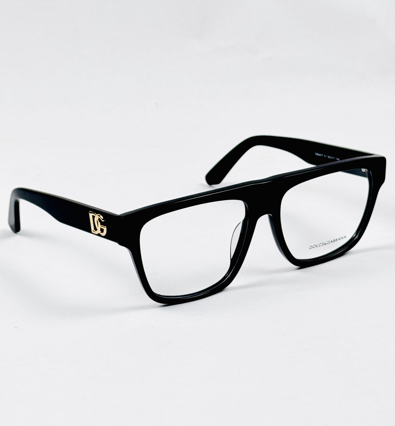 Dolce & Gabbana - 3417 – 55 – Black –  Acetate - Optics – Unisex - Premium