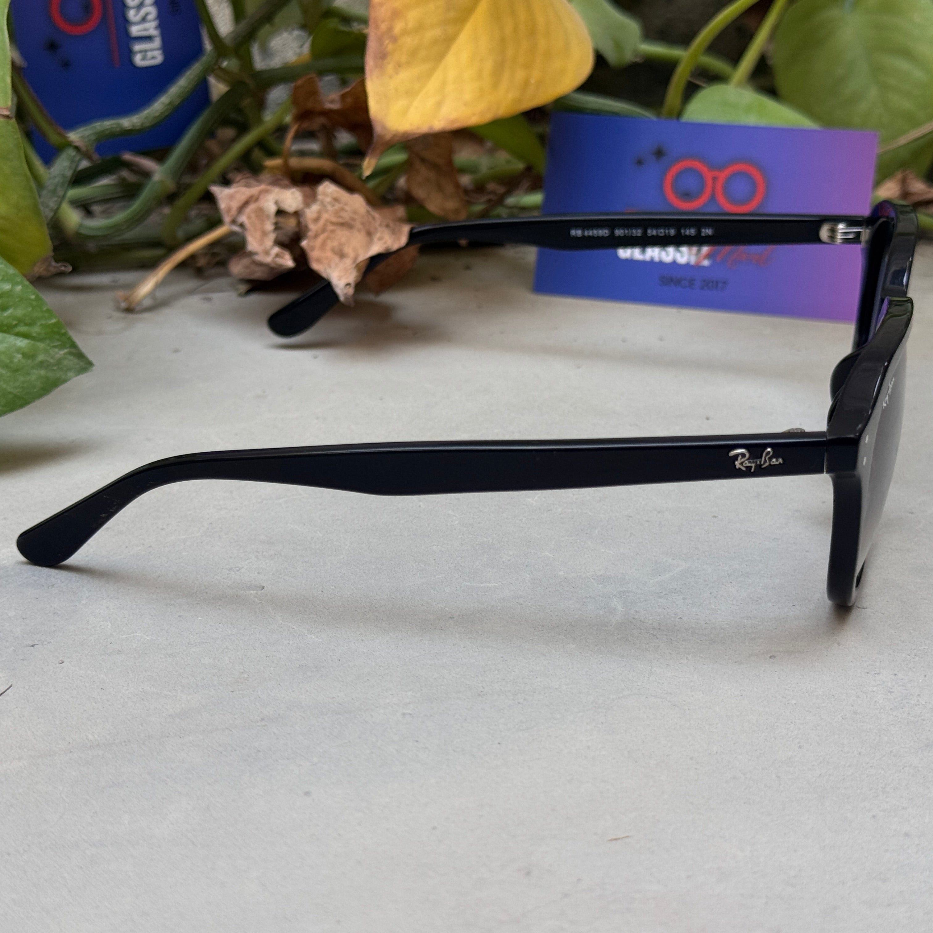 RayBan – 4459 – 54 – Black –  Acetate- Sunglasses – Unisex - Premium